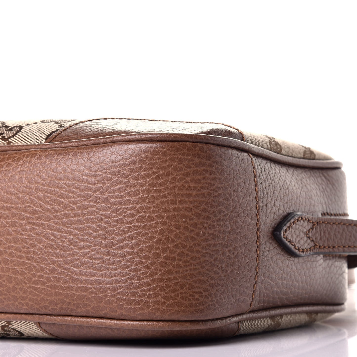 Monogram Mini Bree Messenger Bag Beige Tabacco
