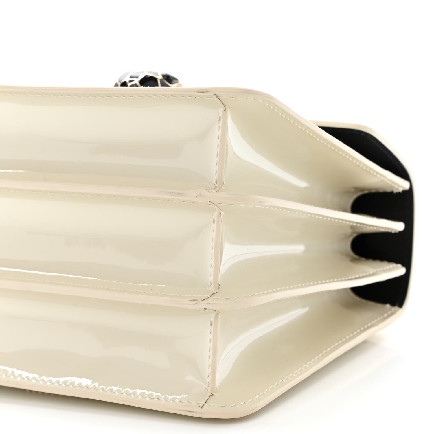Bulgari Patent Serpenti Forever Top Handle White 10 of 12