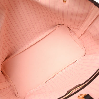Louis Vuitton Damier Ebene Neo Neverfull MM Rose Ballerine 5 of 9