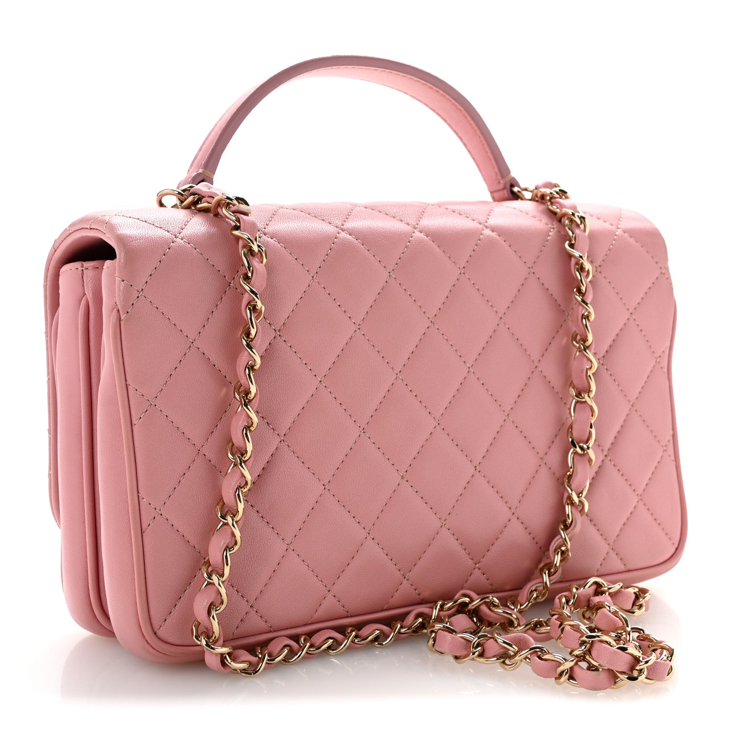 Chanel Lambskin Quilted Small Citizen Chic Flap Pink 3 of 13