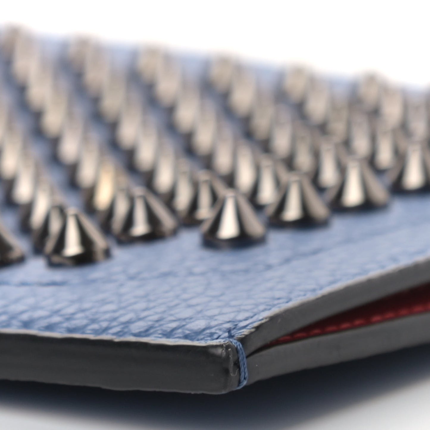 Empire Calfskin Spikes Loubilab Clutch Jeans