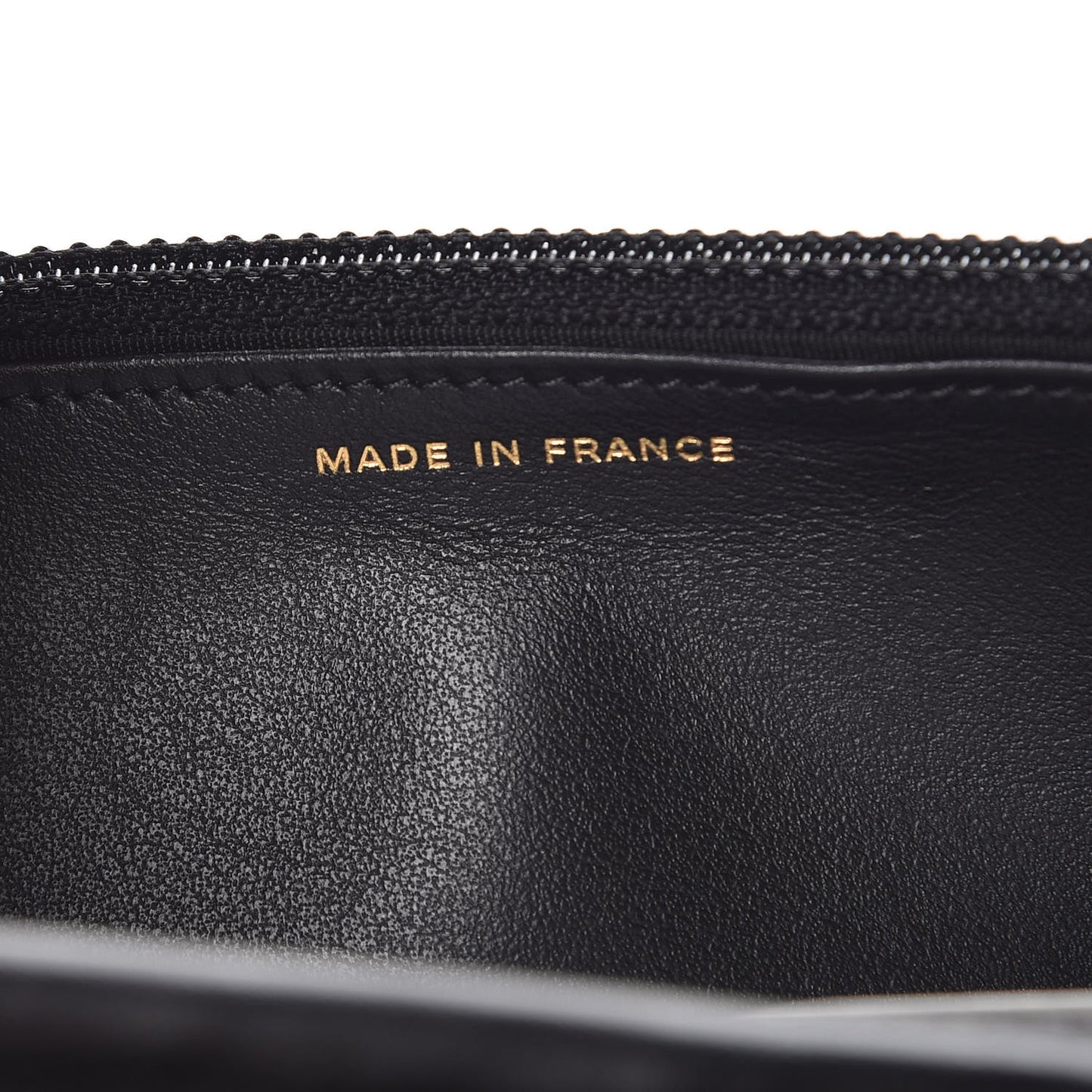 Caviar Quilted Boy Wallet On Chain WOC Black