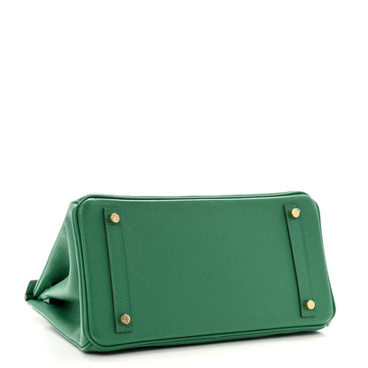 Hermes Epsom BIRKIN 30 Vert Vertigo 4 of 13