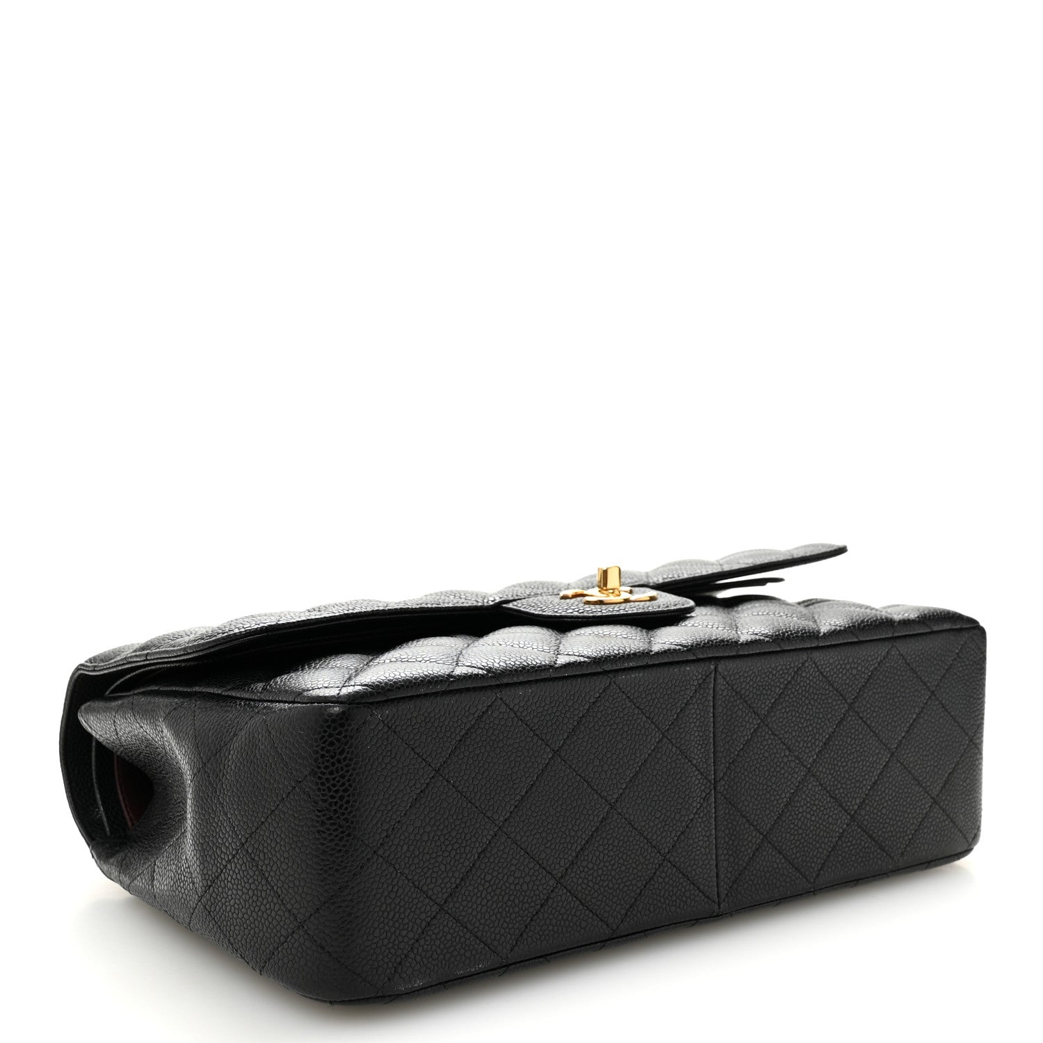 Chanel Caviar Quilted Jumbo Double Flap Black 4 of 10