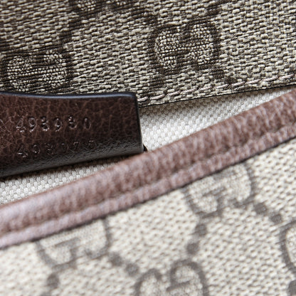 Gucci GG Supreme Monogram Neo Vintage Web Belt Bag Brown 6 of 10