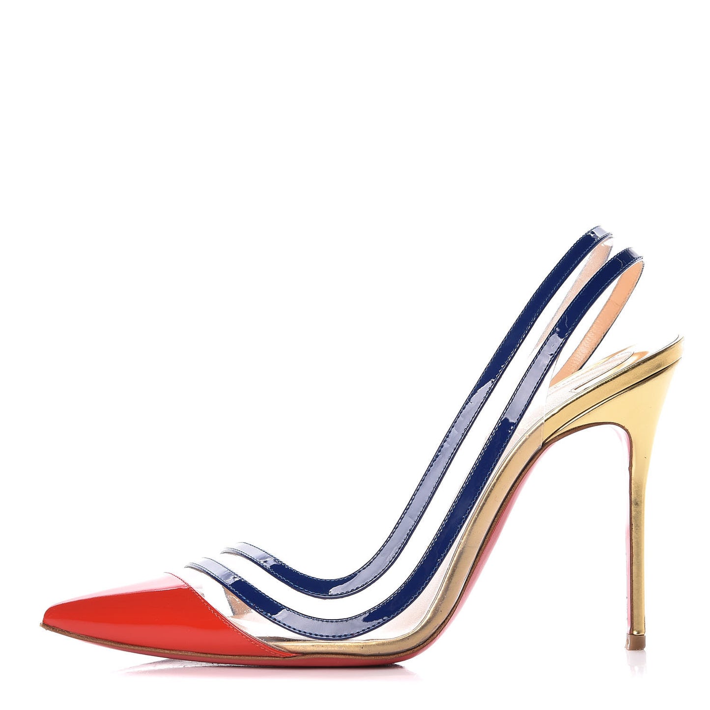 Patent PVC Paralili 100 Pumps 38.5 Corazon