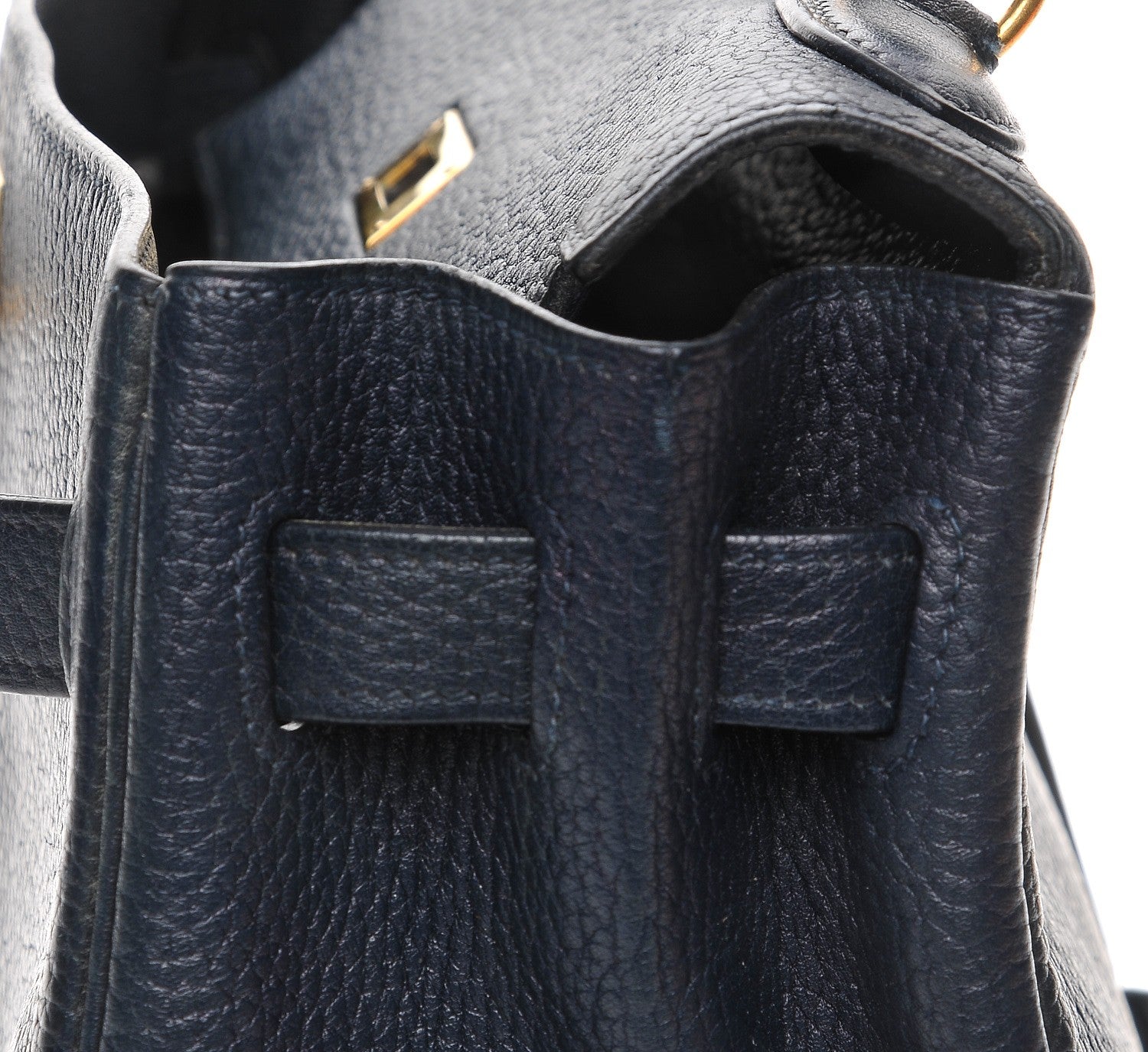 Hermes Fjord Kelly Retourne 32 Bleu Marine 14 of 29