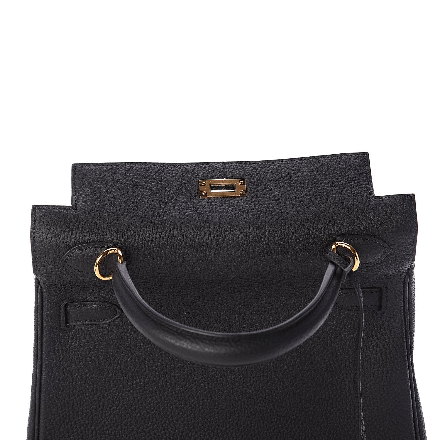 Hermes Togo Kelly Retourne 25 Black 31 of 31