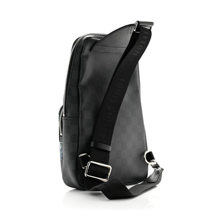 Louis Vuitton Damier Graphite Wild Animals Avenue Sling Backpack 3 of 10
