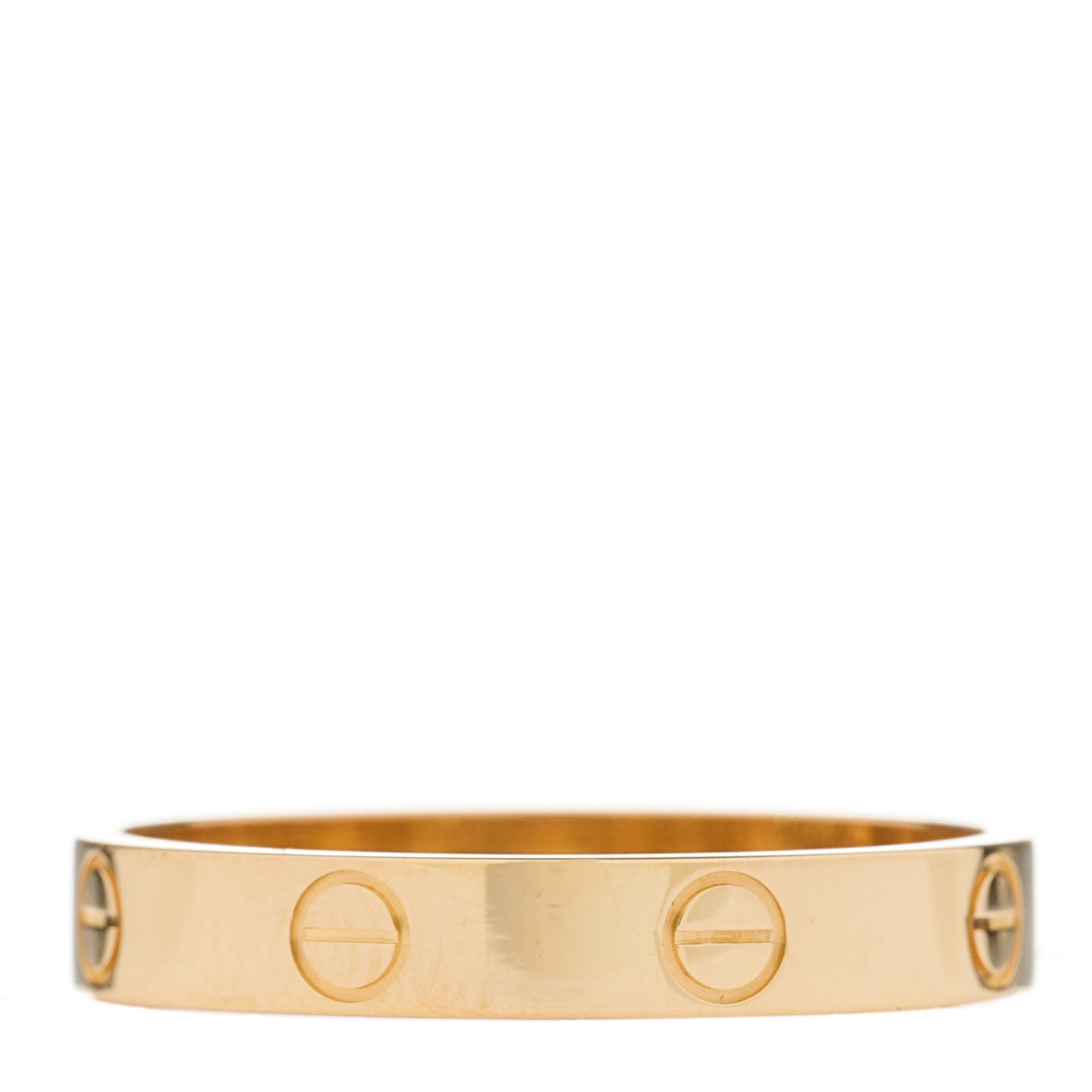 Cartier 18K Yellow Gold 3.5mm LOVE Wedding Band Ring 61 9.5 3 of 5