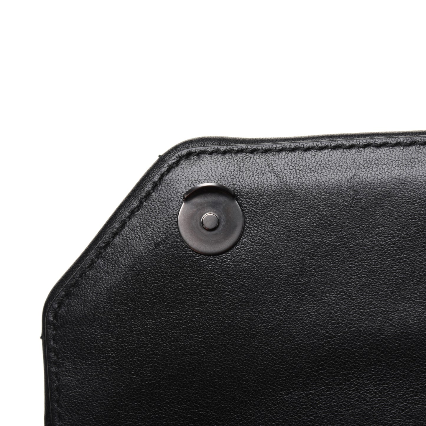 Nappa Triangle Stitched Small Spectrum Bag Black