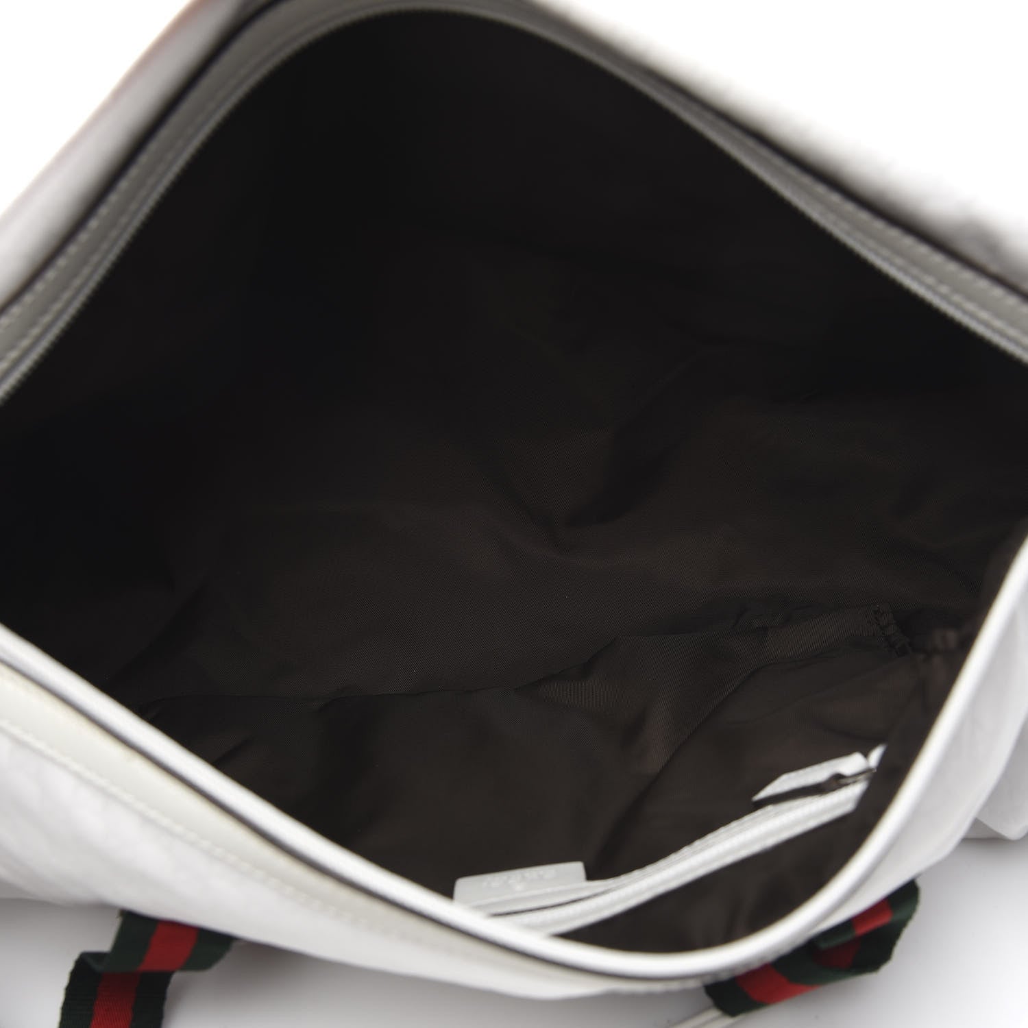 Gucci Nylon Microguccissima Gym Bag White 5 of 10