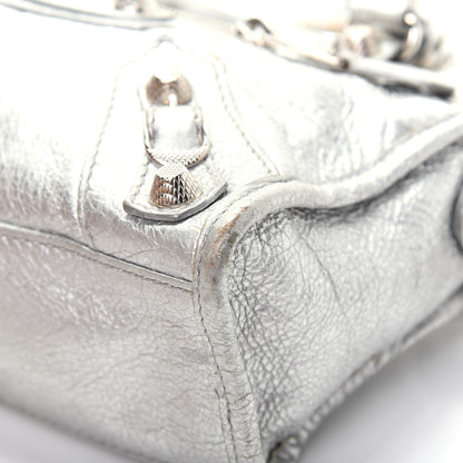 Balenciaga Agneau Giant 12 Silver Hardware Mini City Gris Aluminum 11 of 20