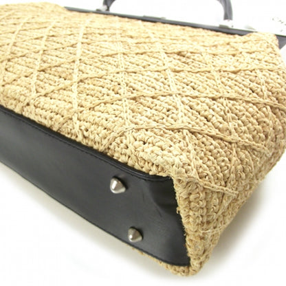 Chanel Straw Diamond Stitch Frame 5 of 10