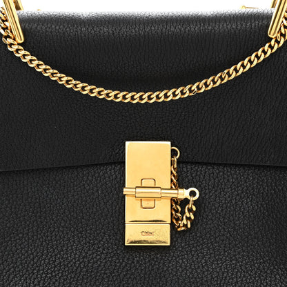 Chloe Grained Lambskin Drew Shoulder Bag Black 7 of 10