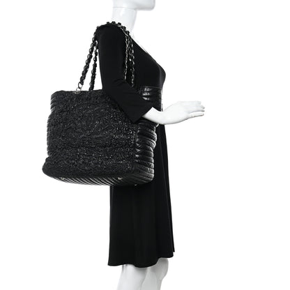 Chanel Lambskin XL Astrakan Tote Black 2 of 16