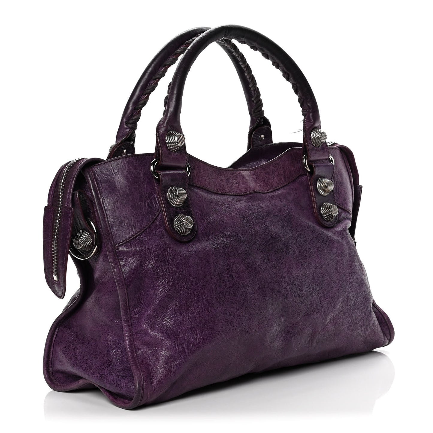 Agneau Giant 21 Silver Hardware City Raisin