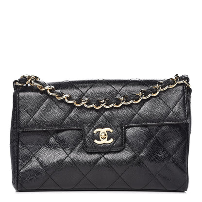 Chanel Caviar Quilted Medium Single Flap Black 1 of 11