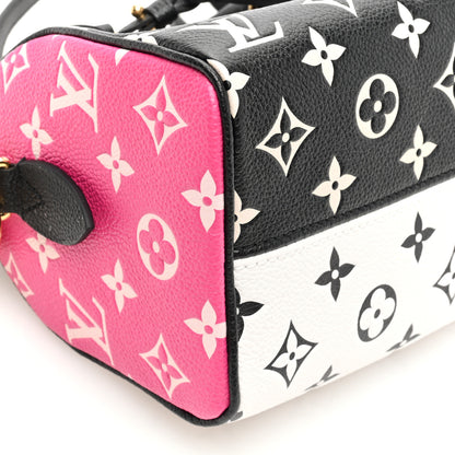 Louis Vuitton Empreinte Monogram Spring in the City Speedy Bandouliere 20 Black White Pink 8 of 9