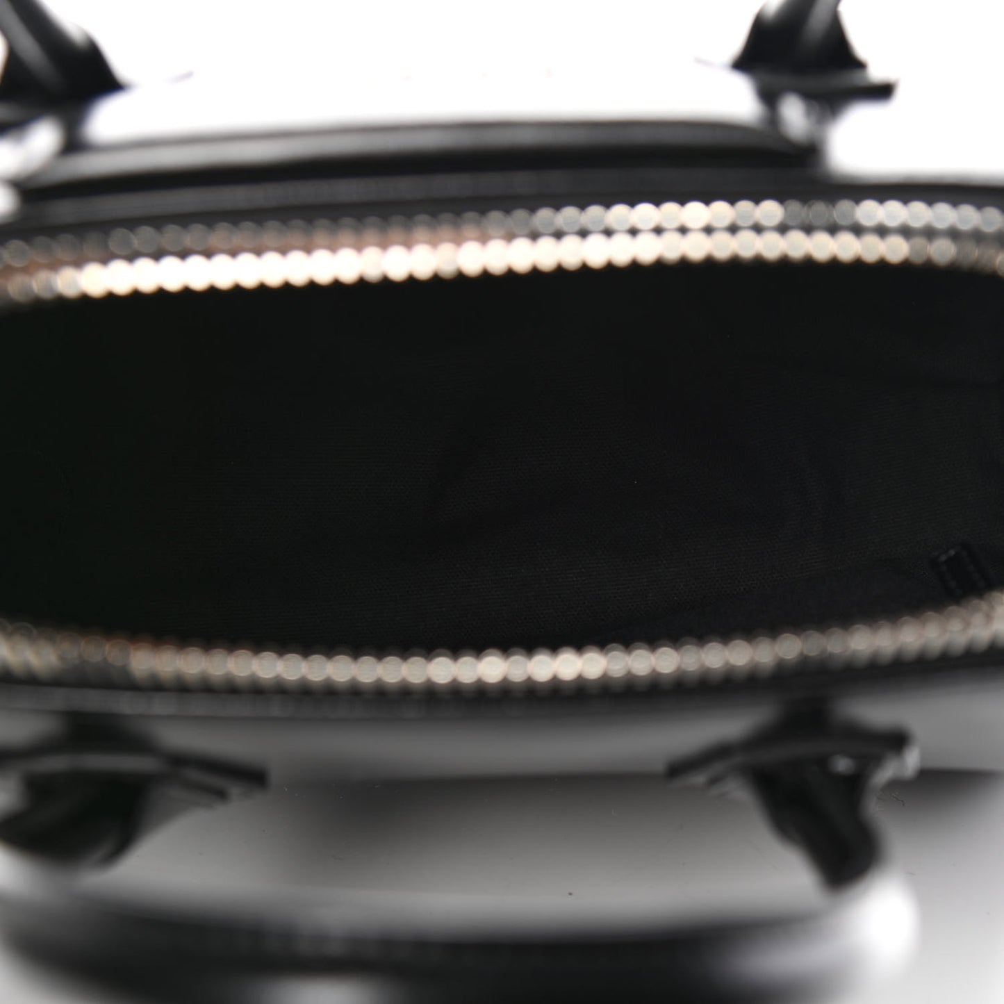 Shiny Lord Calfskin Small Antigona Black
