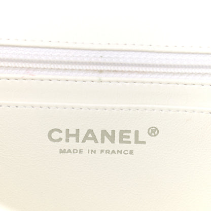Chanel Caviar Quilted Jumbo Single Flap White 6 of 11