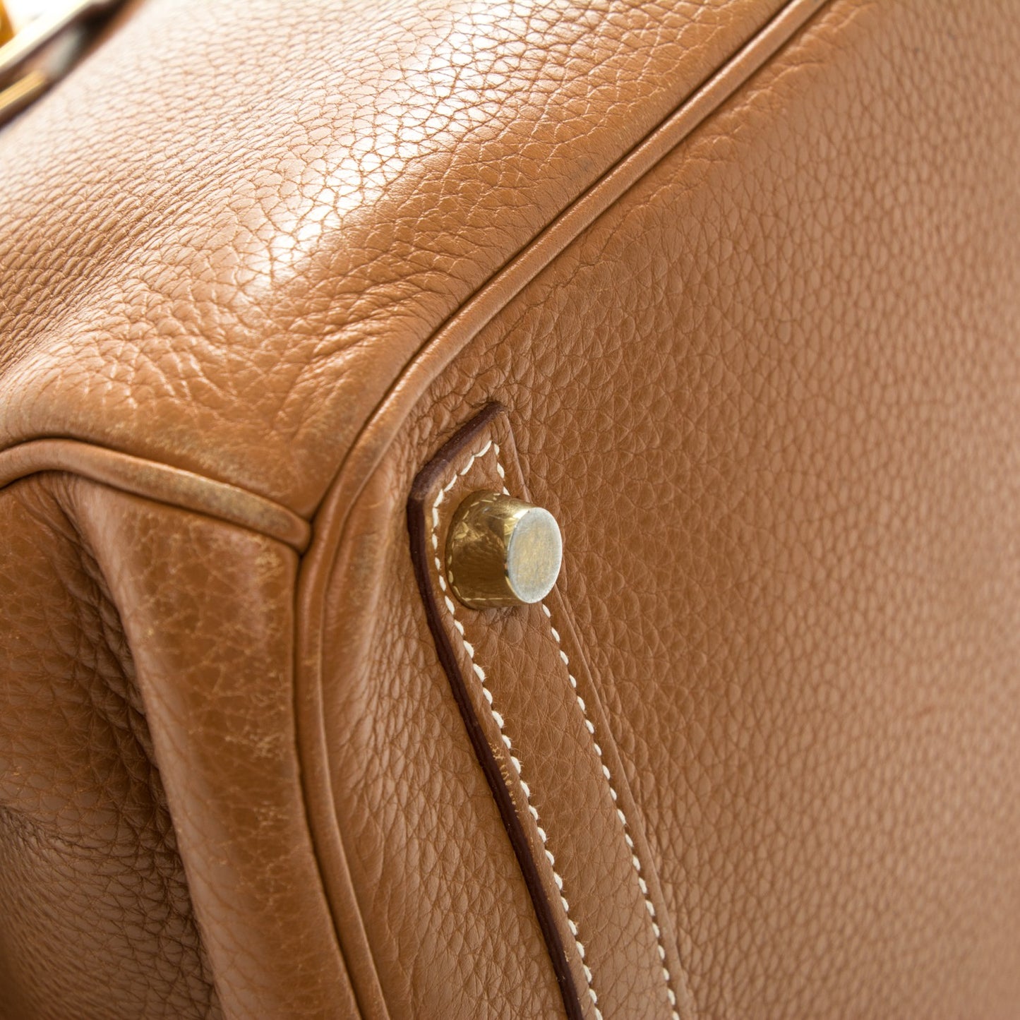 Taurillon Clemence Birkin 30 Gold