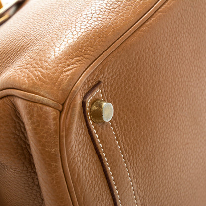 Hermes Taurillon Clemence Birkin 30 Gold 19 of 30