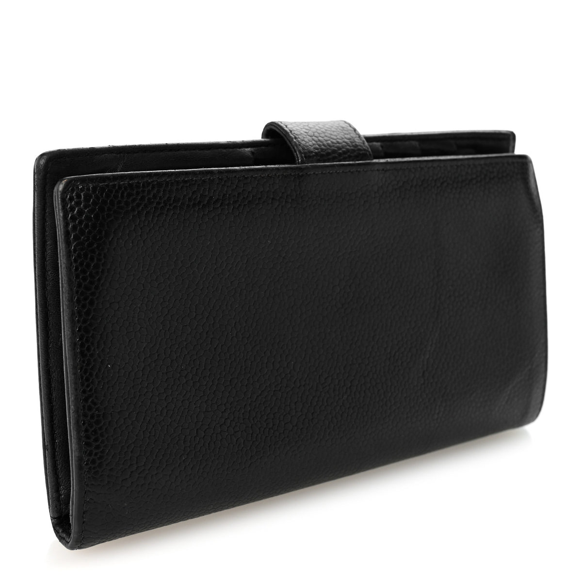 Caviar Timeless CC French Wallet Black