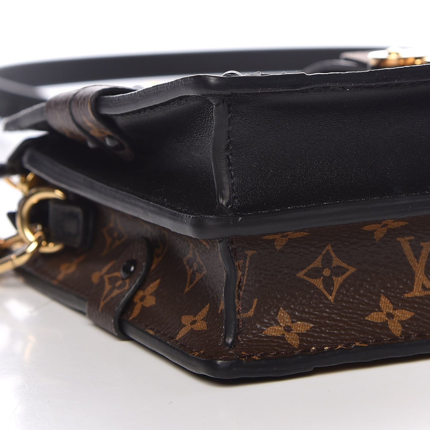 Reverse Monogram Trunk Clutch