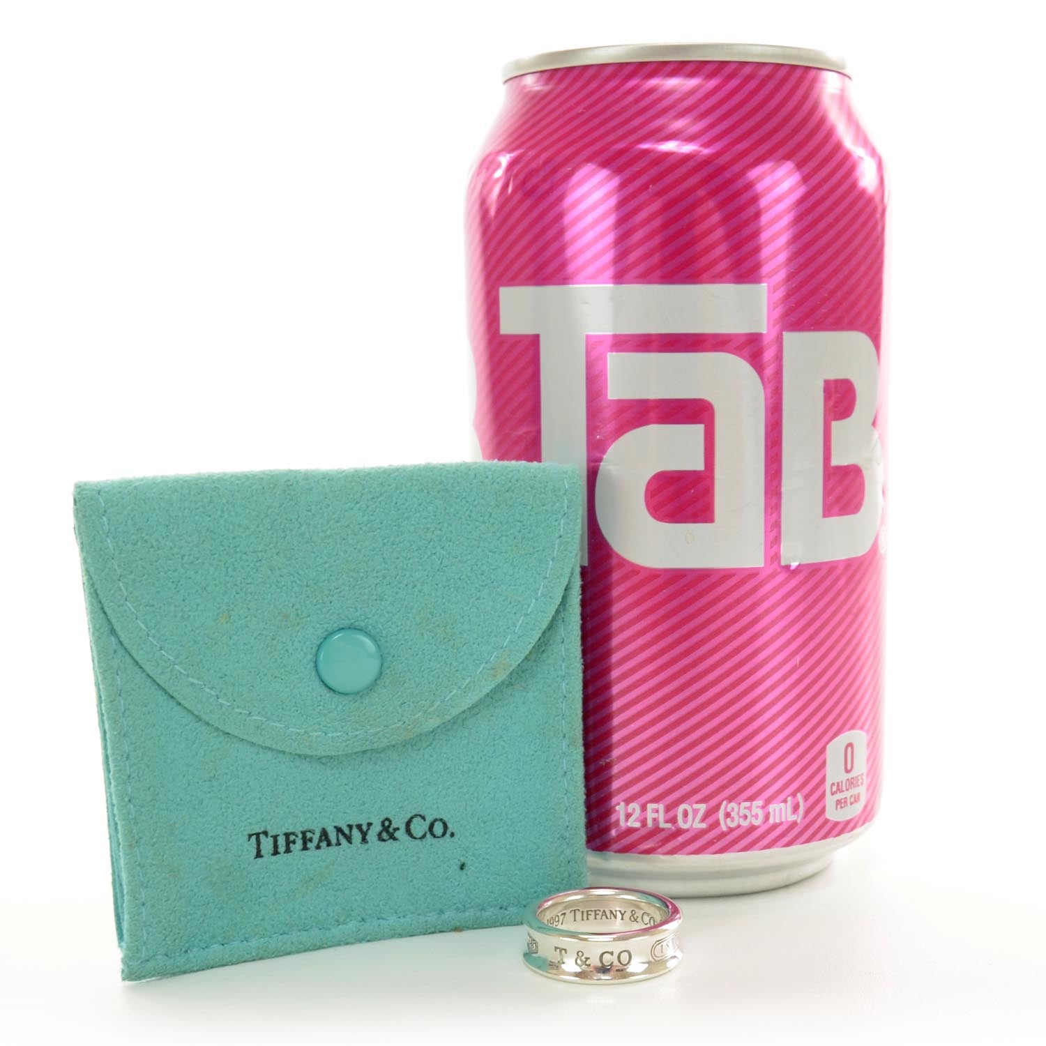 Tiffany Sterling Silver 1837 Band Ring 54 7 5 of 5