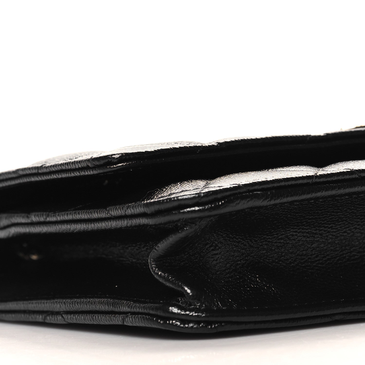 Chanel Caviar Quilted Studded CC Wallet on Chain WOC Black 10 of 12