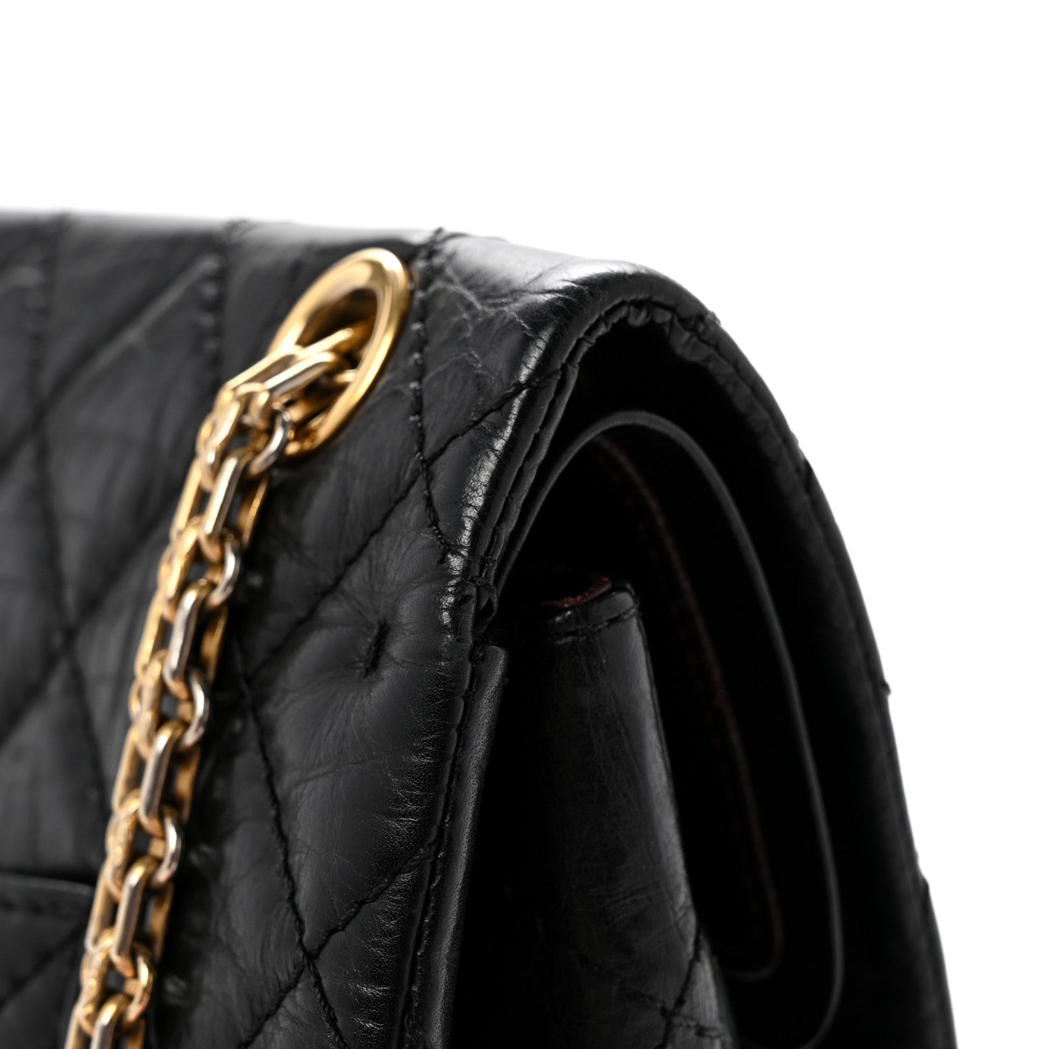 Chanel Aged Calfskin Quilted 2.55 Reissue 226 Flap Black 13 of 14