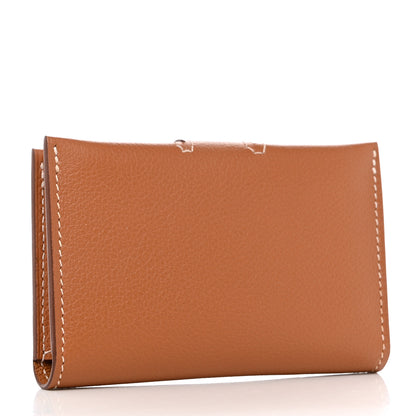 Hermes Evercolor R.M.S card holder Gold 3 of 7