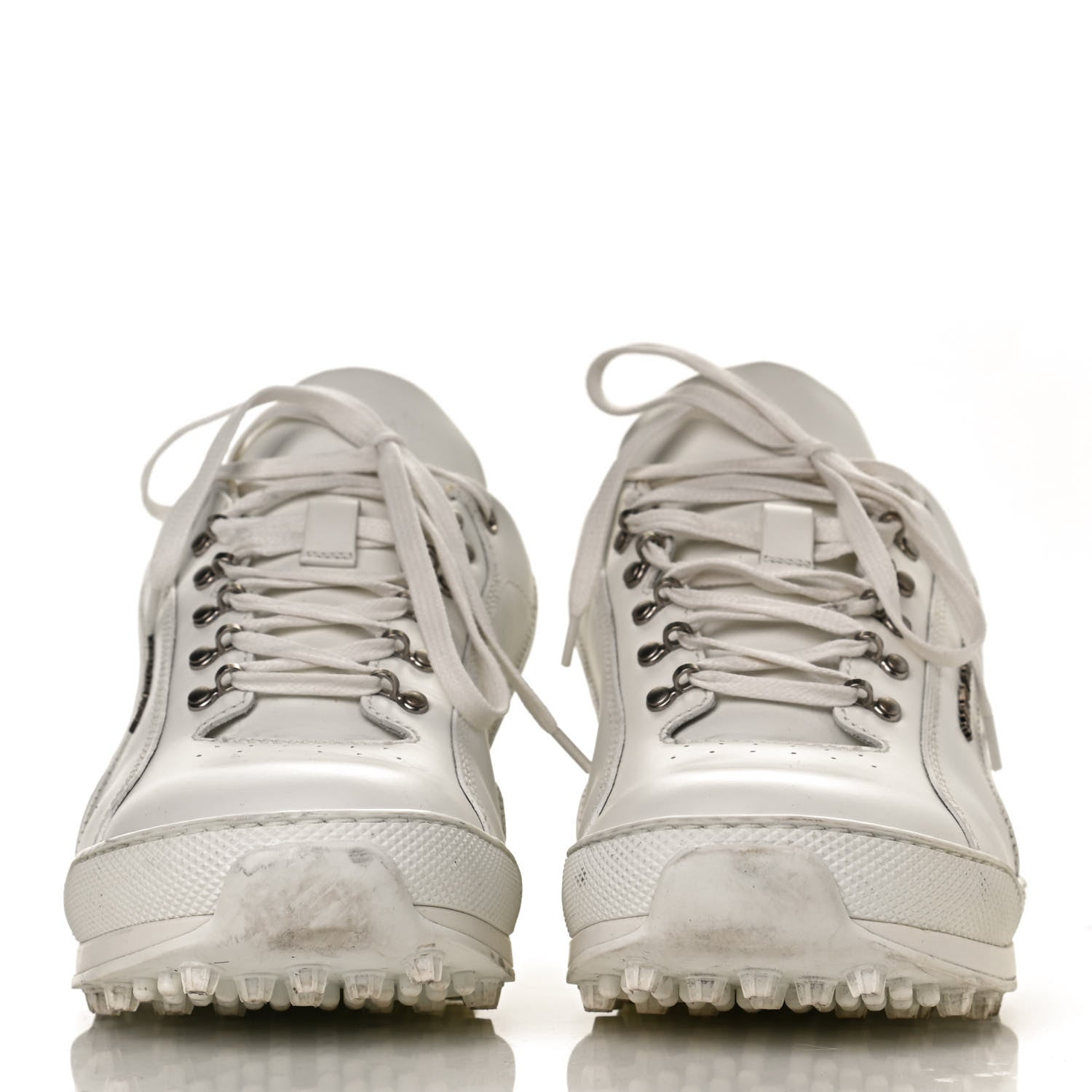 Saint Laurent Calfskin Jump Low Top Sneakers 40 White 2 of 10