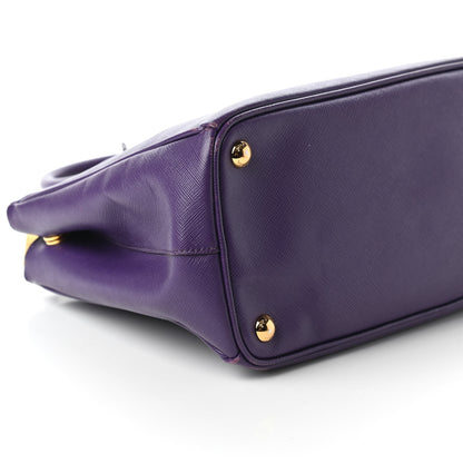Prada Saffiano Small Galleria Double Zip Tote Viola 6 of 12