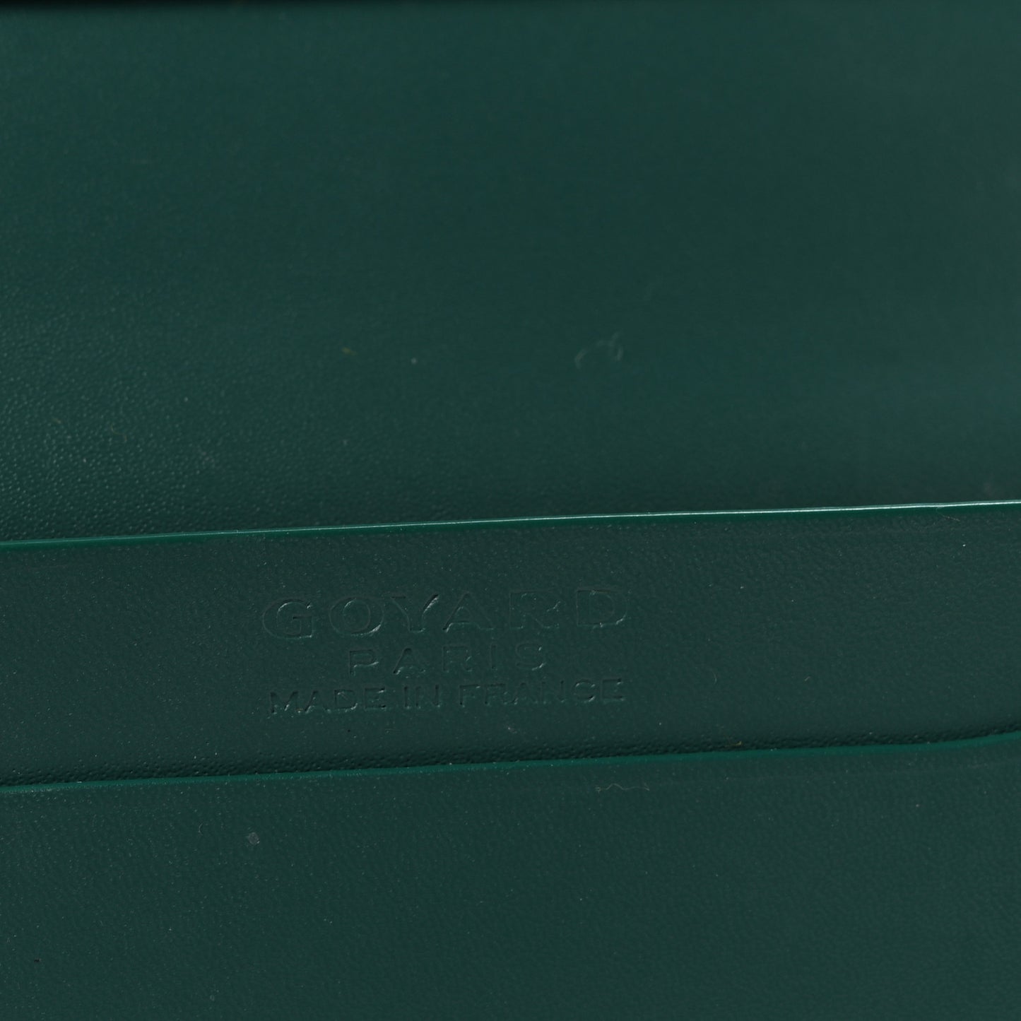 Goyardine Business Card Holder Green