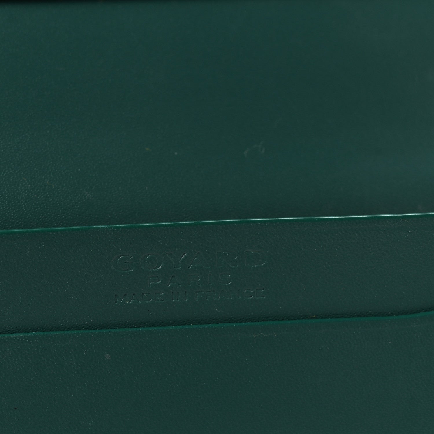 Goyard Goyardine Business Card Holder Green 6 of 10