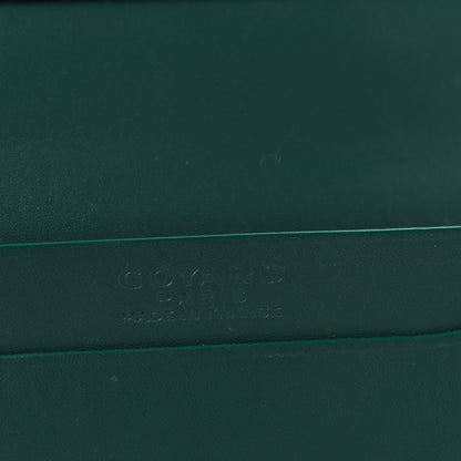 Goyard Goyardine Business Card Holder Green 6 of 10
