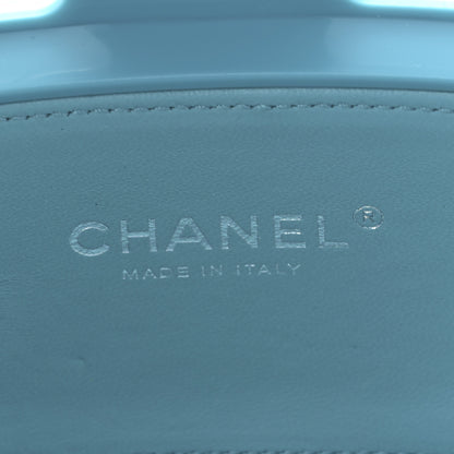 Chanel Lucite Enamel Strass Evening In The Mountain Gondola Minaudiere Clutch Light Blue 6 of 9
