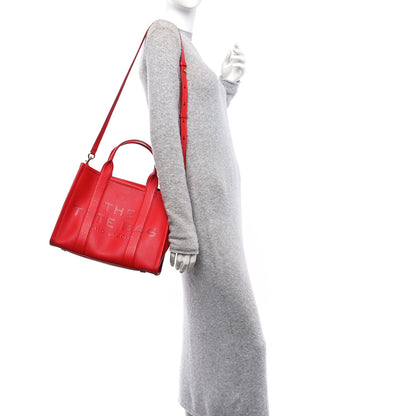 Marc Jacobs Grained Calfskin Medium The Tote Bag True Red 2 of 9