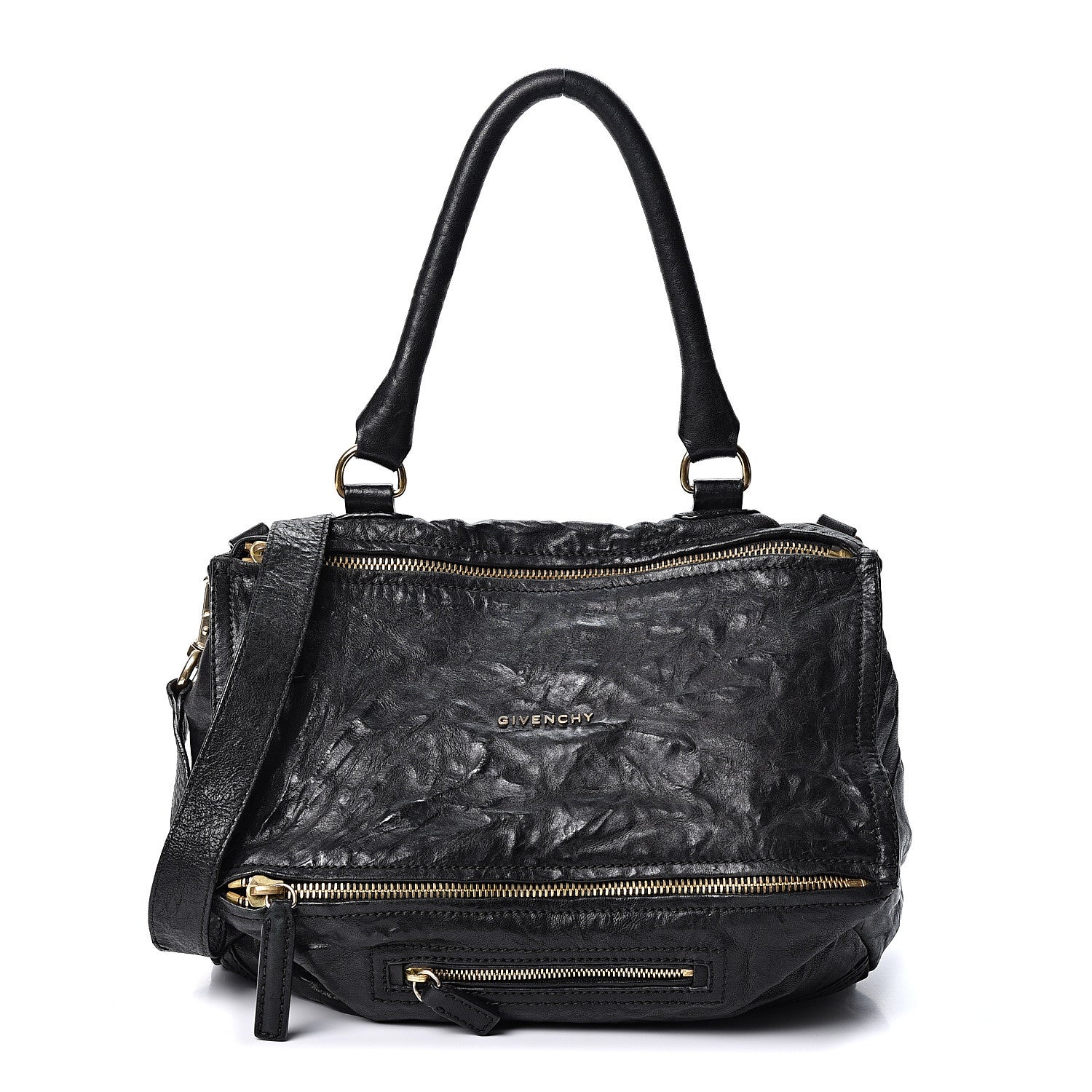 Givenchy Tumbled Sheepskin Medium Pandora Black 1 of 8