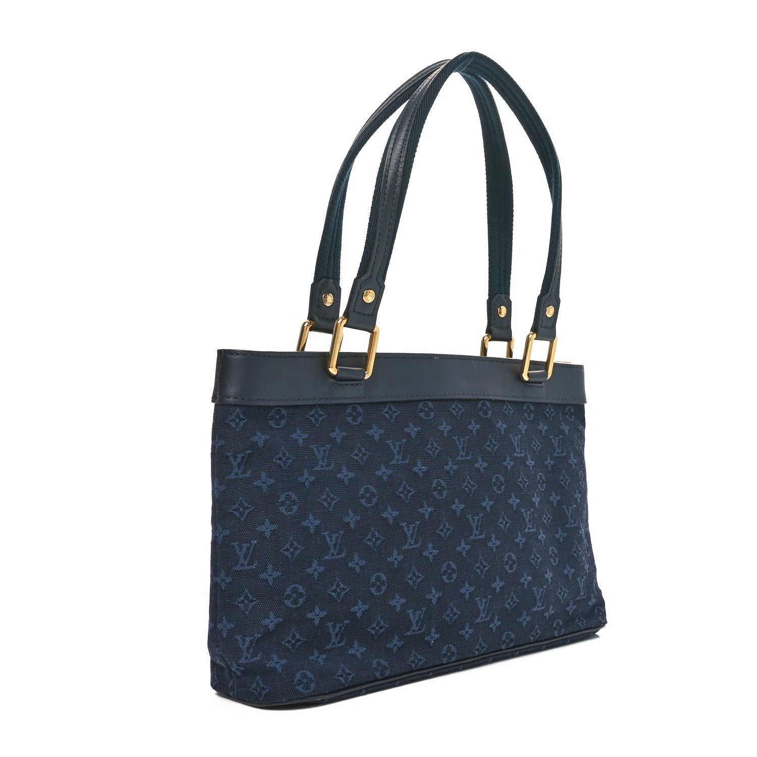 Louis Vuitton Mini Monogram LUCILLE PM Blue 3 of 9