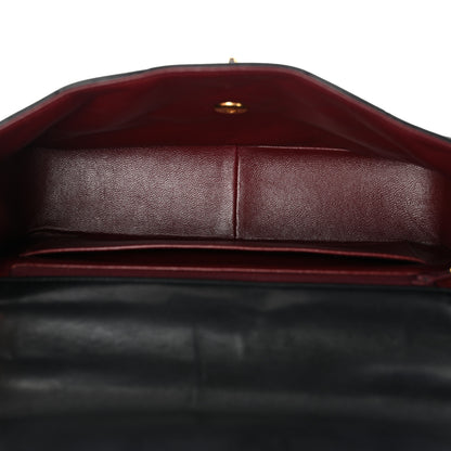 Chanel Lambskin Chevron Quilted Mini Kelly Flap Black 5 of 12