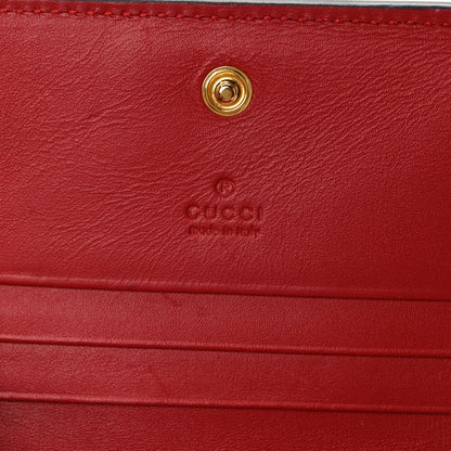 Gucci GG Supreme Monogram Bosco Patch Card Case Wallet Beige 6 of 7