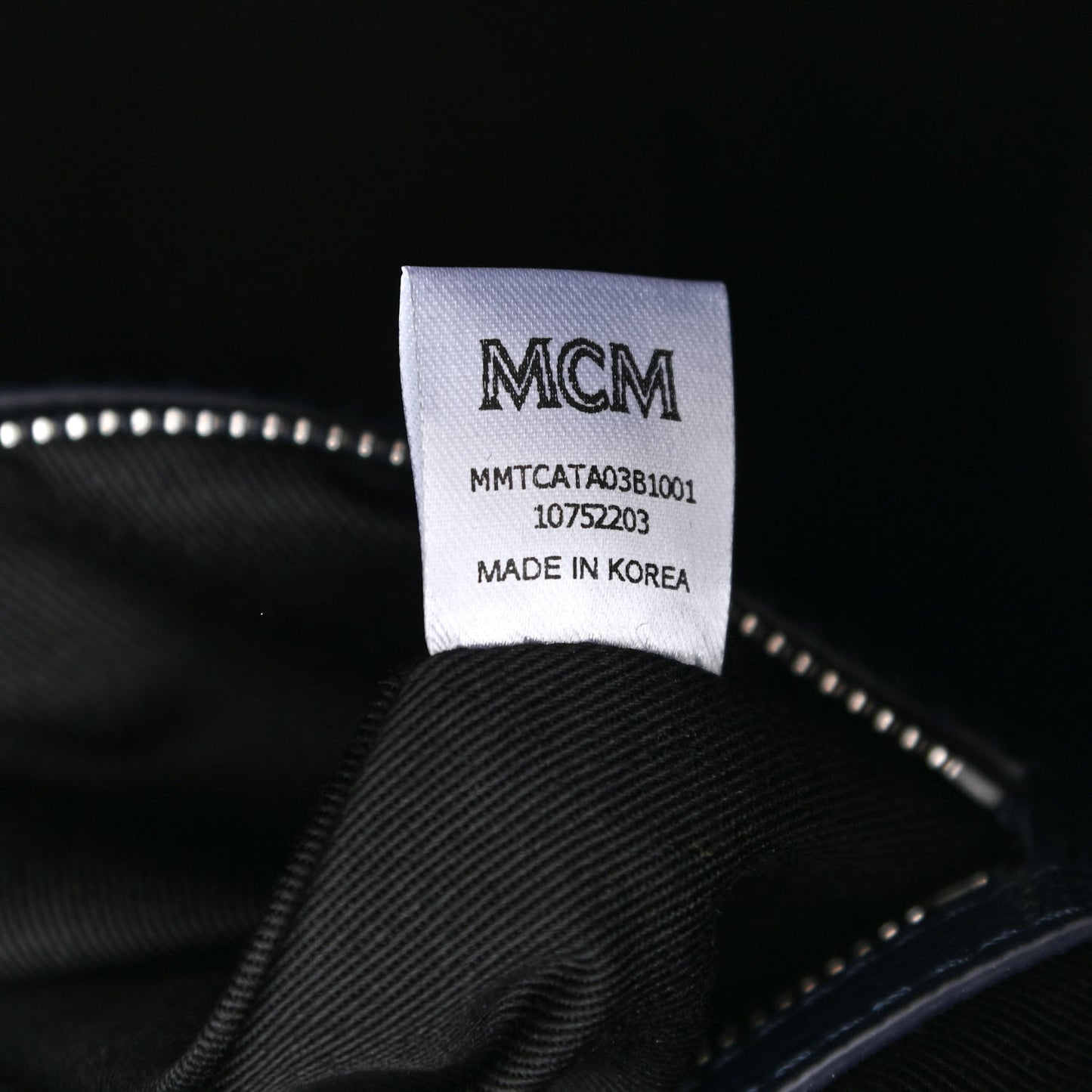Grained Calfskin Camouflage Small Aren Tote Navy
