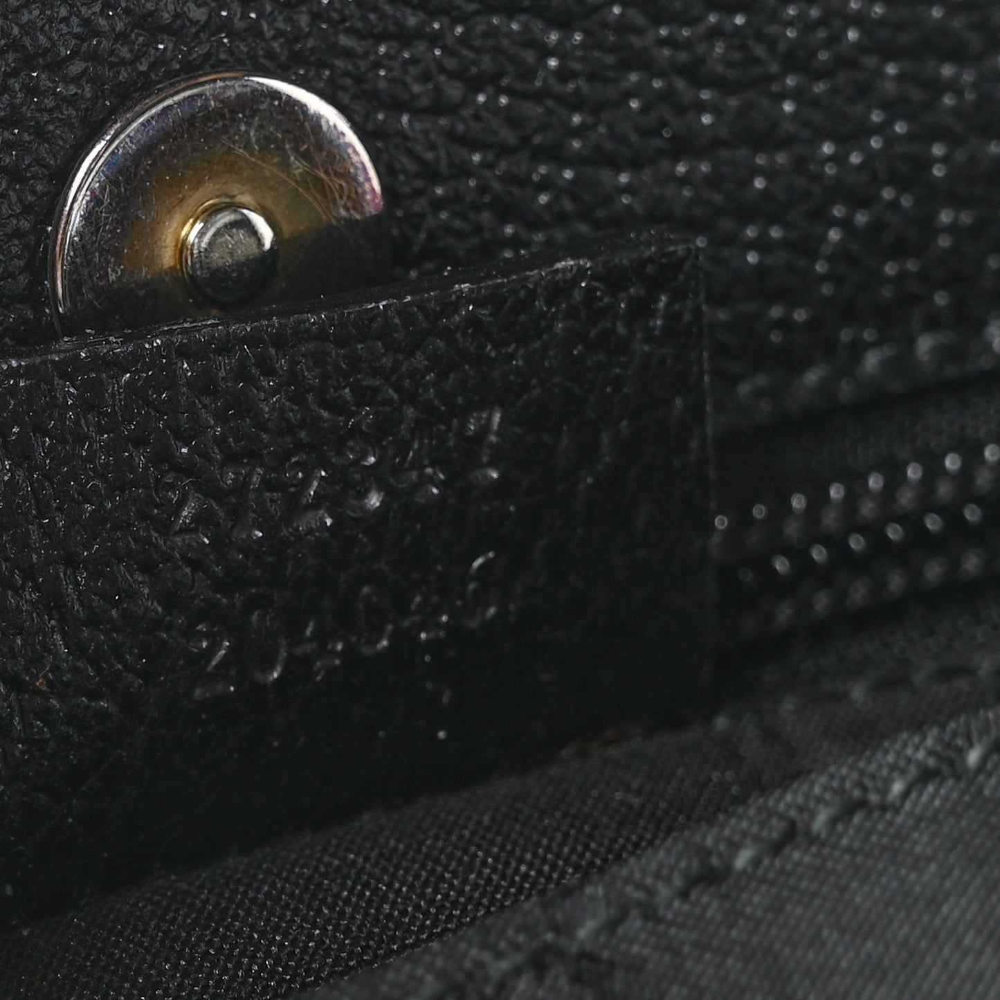 Calfskin Canvas Monogram Flat Vertical Tote Black