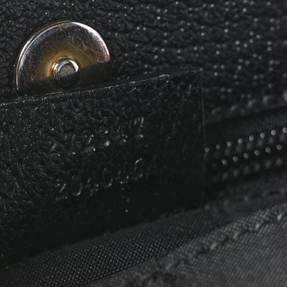 Gucci Calfskin Canvas Monogram Flat Vertical Tote Black 7 of 10