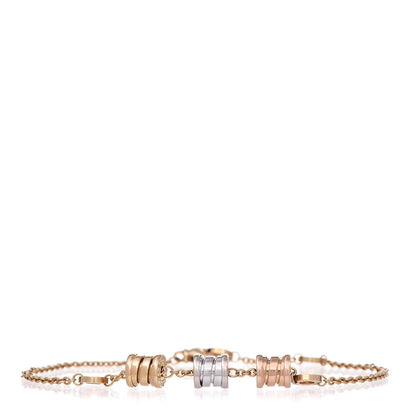 Bulgari 18K Yellow Rose White Gold B.Zero1 Bracelet 1 of 6