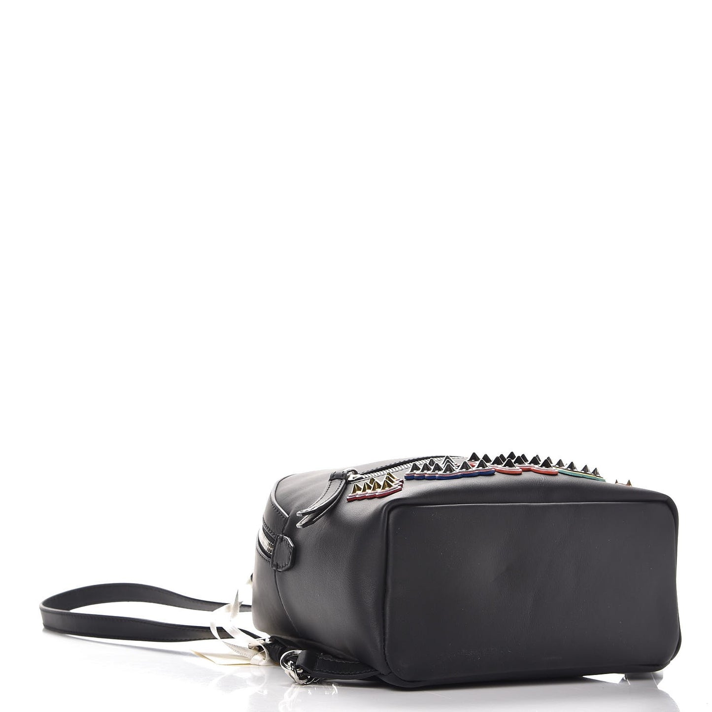 Vitello Century Fun Fair Metal Studded Mini Backpack Black Multicolor