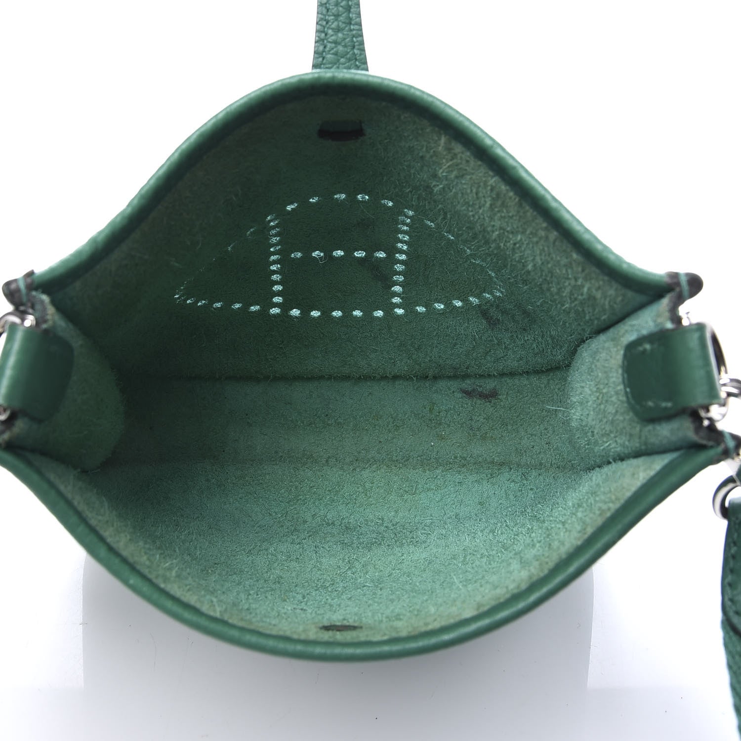 Hermes Taurillon Clemence Evelyne TPM Vert Vertigo 4 of 11